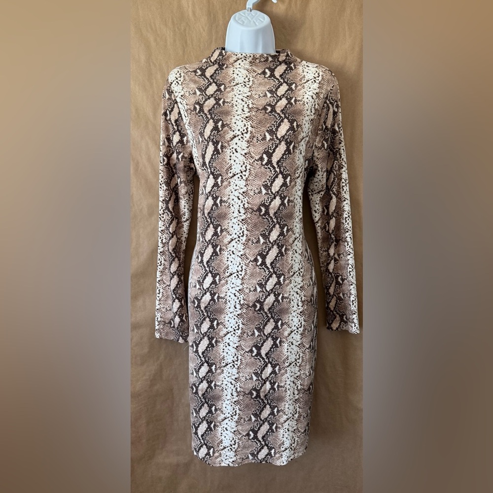 Riley James super soft brushed cotton snakeskin dress 1X